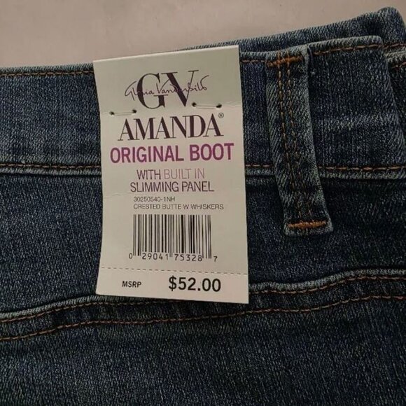 Plus Size Gloria Vanderbilt Amanda Original Boot Cut Je ... Color: Crested Butte - Picture 4 of 4